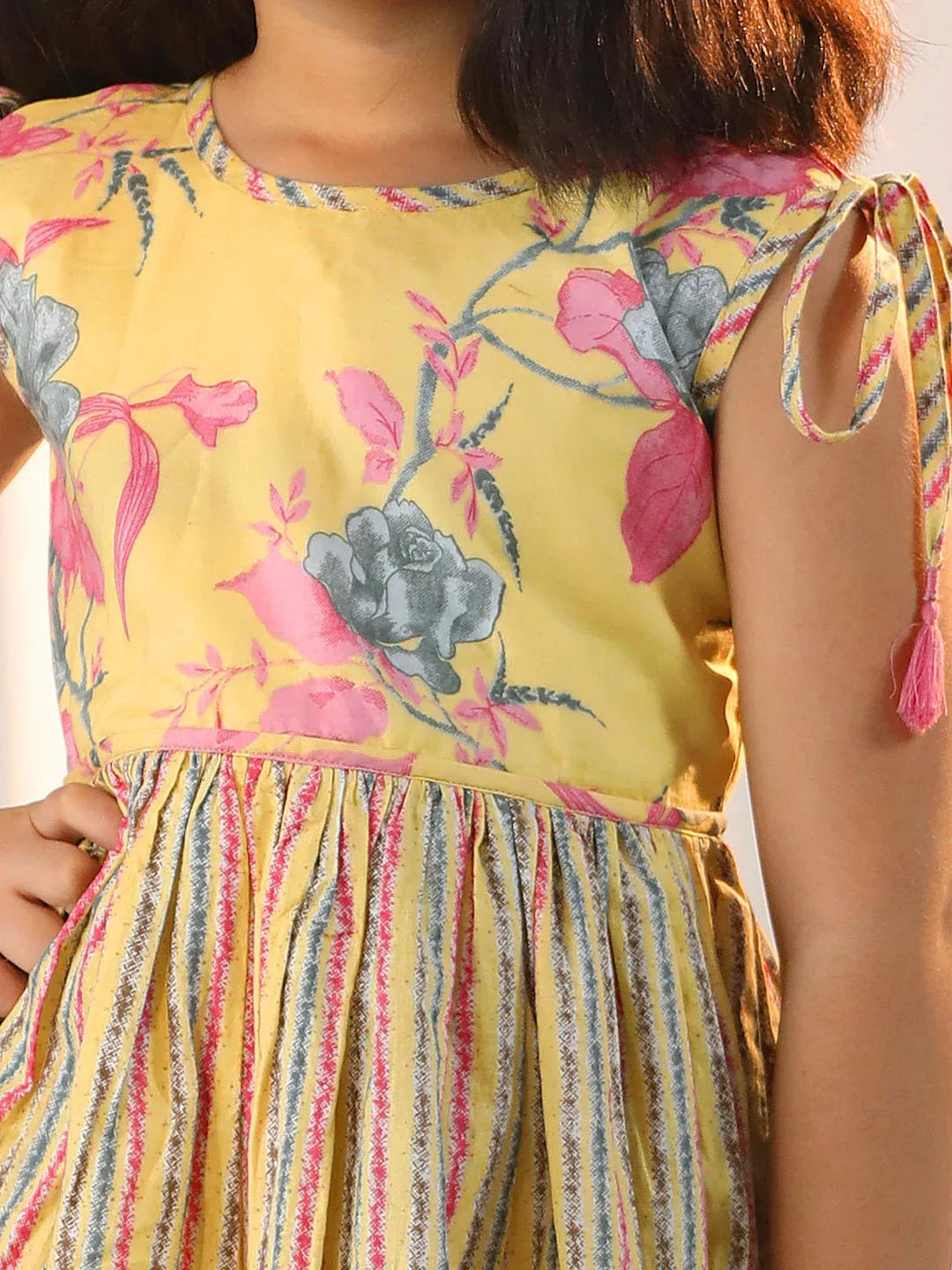 Girl's' Yellow Dress