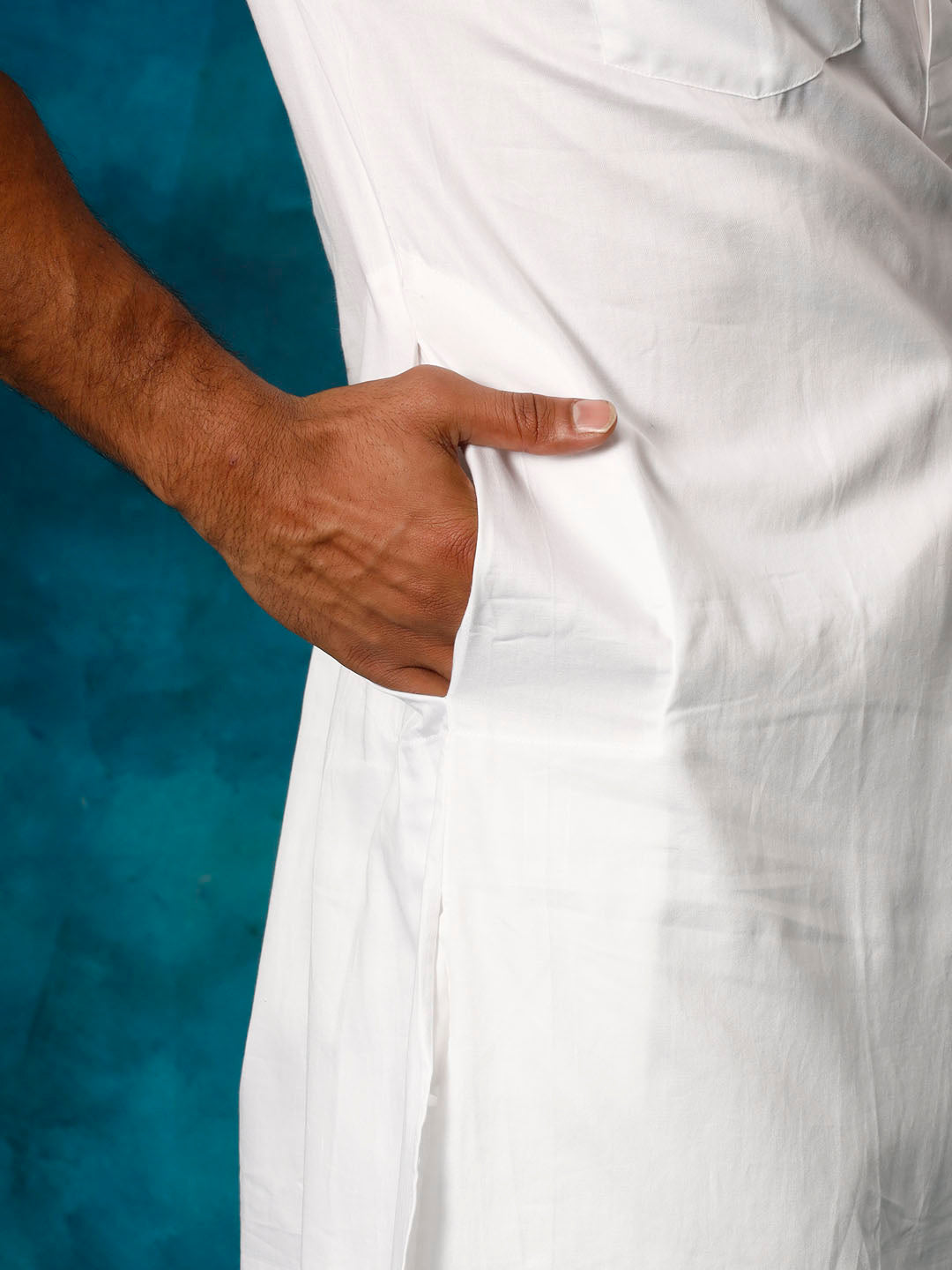 Men's White Pathani Suit Set