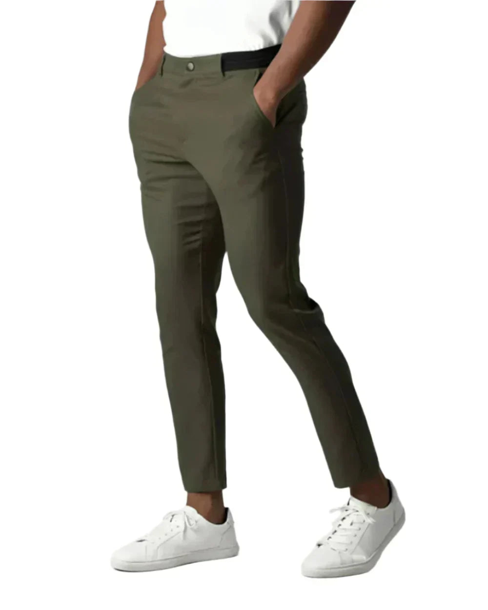 Elastische Chino Broek - By Qivii
