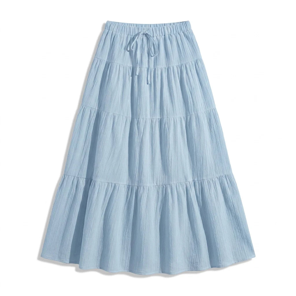 Victoria Tie-Waist Maxi Skirt