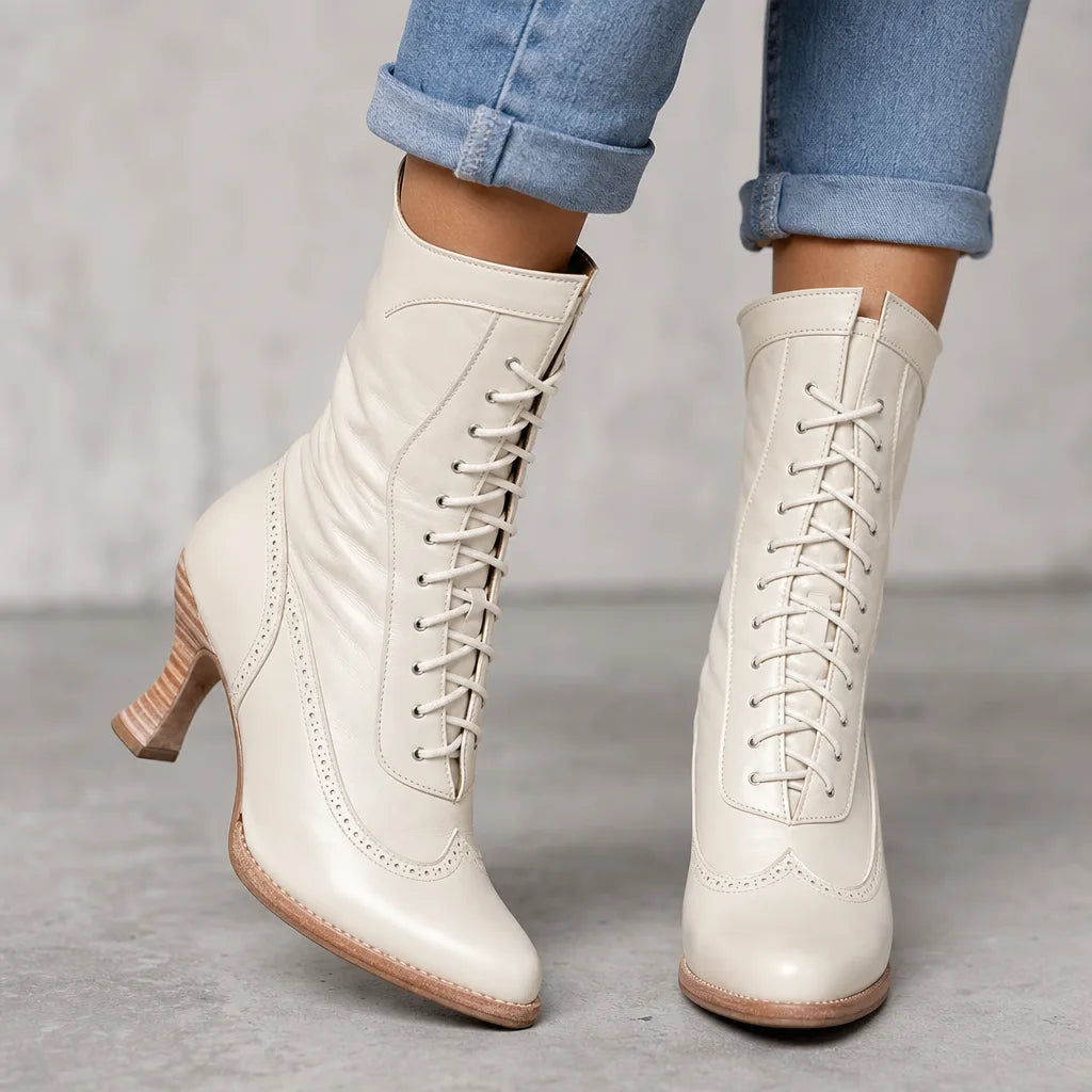 Vivienne | Women's Fall Ankle Lace Boots