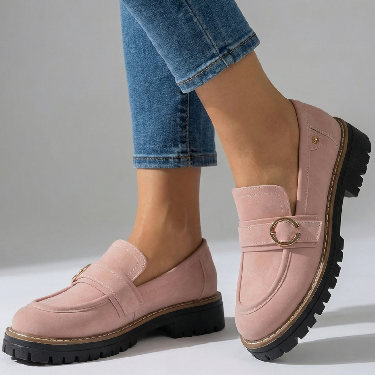 Corinna Ring Platform Loafers