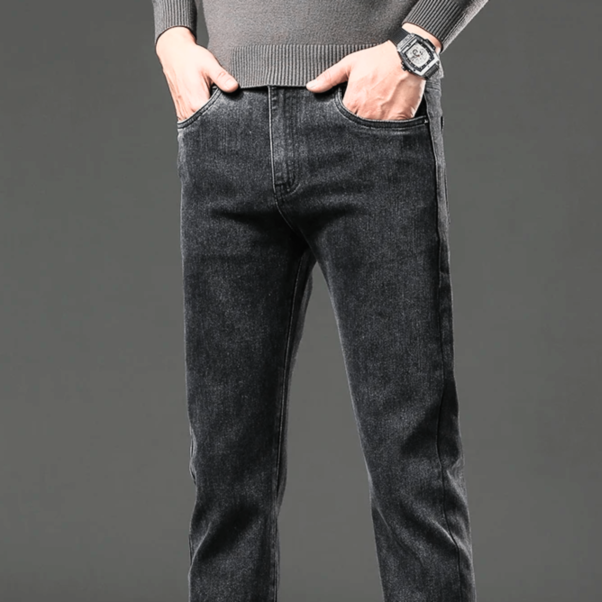 Chaud | THERMISCHE DENIM BROEK - By Qivii
