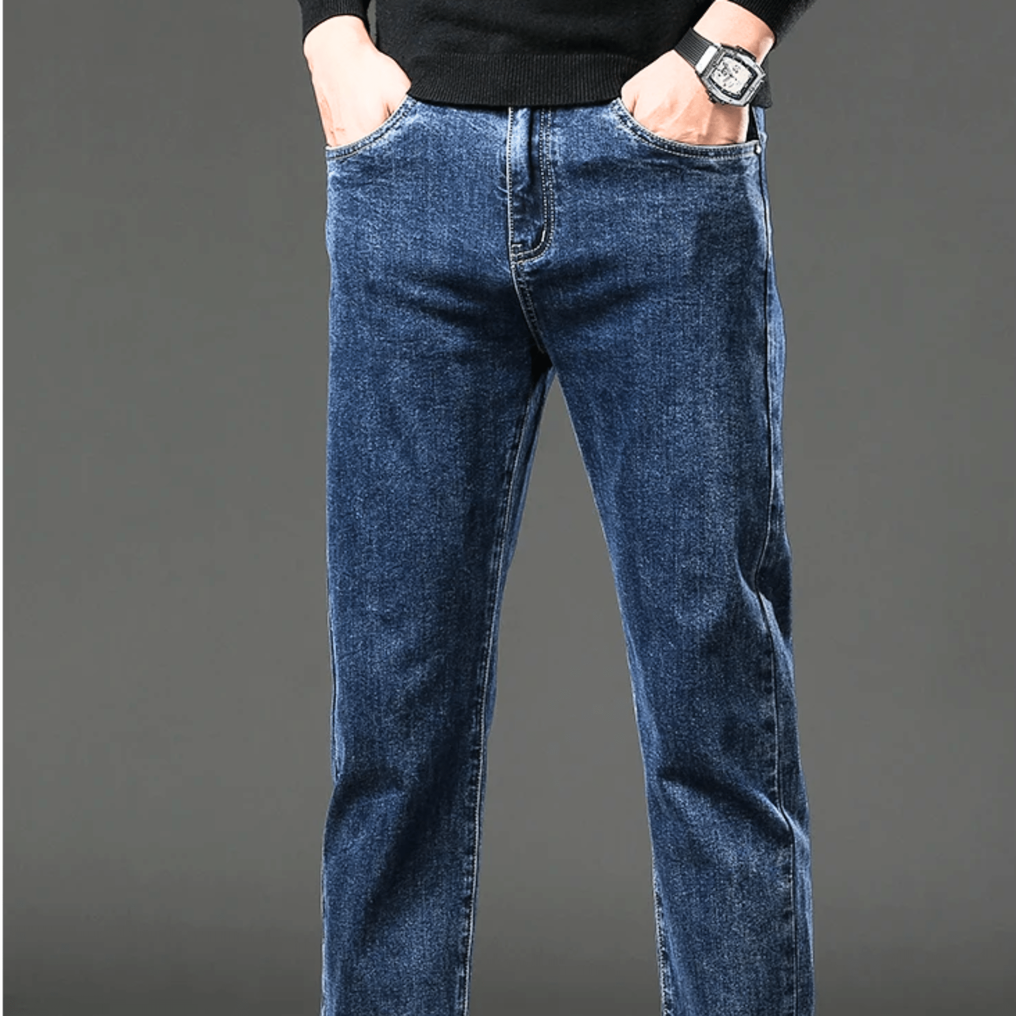 Chaud | THERMISCHE DENIM BROEK - By Qivii