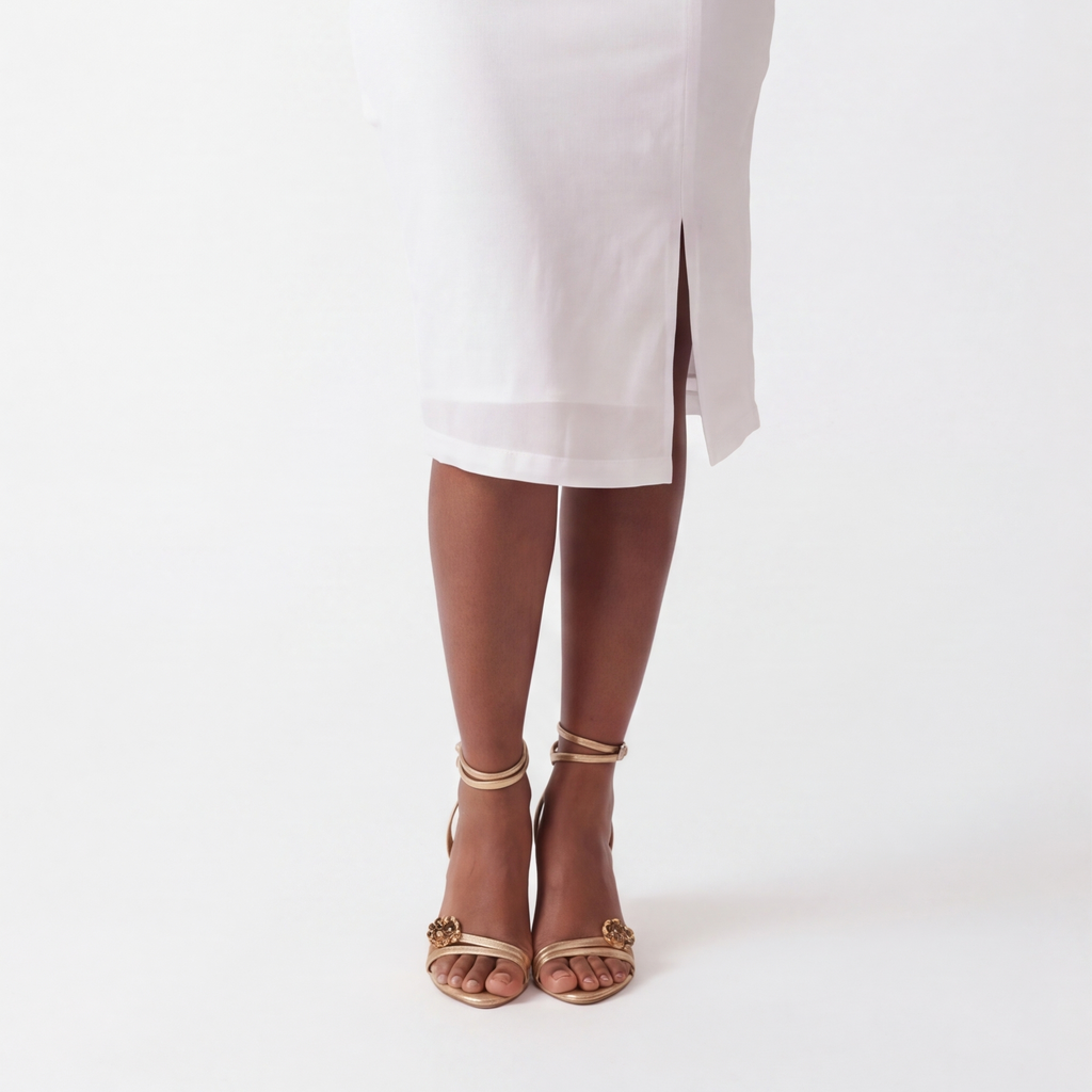 Sabrina V-Neck Petal Dress