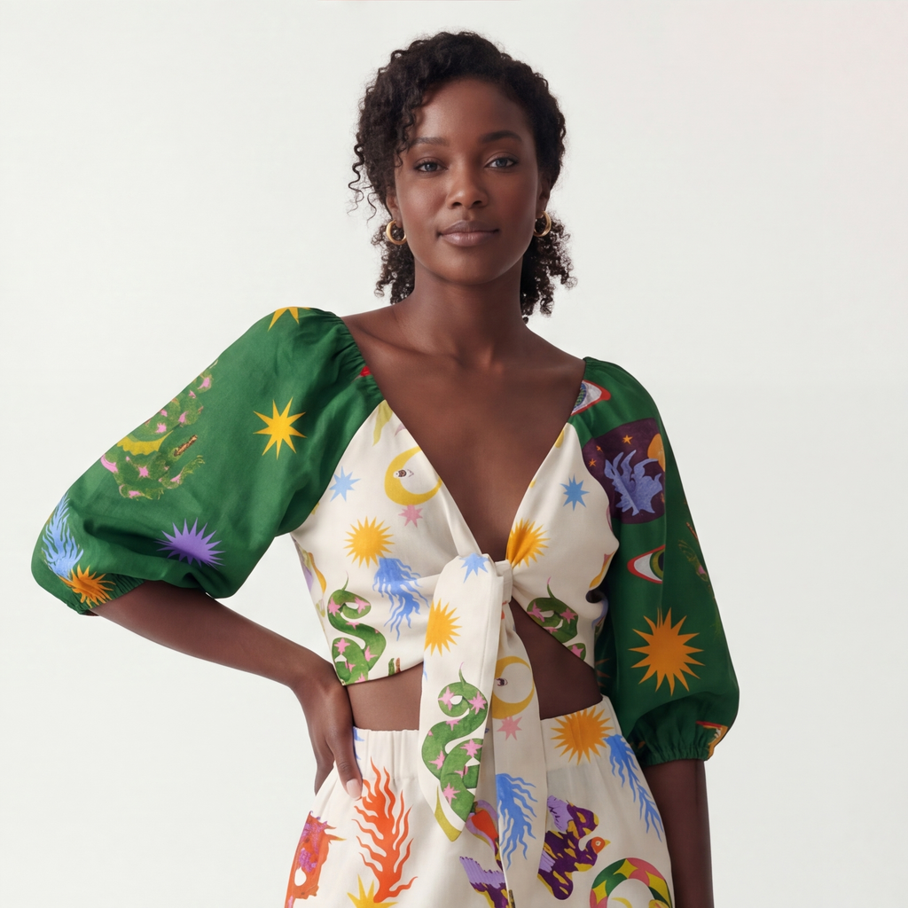 Elena Cotton Linen Set
