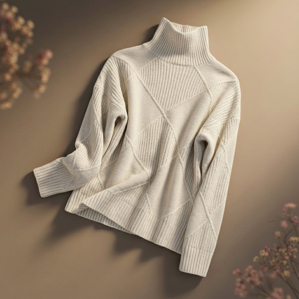 Lucy Knit Merino Sweater - By Qivii