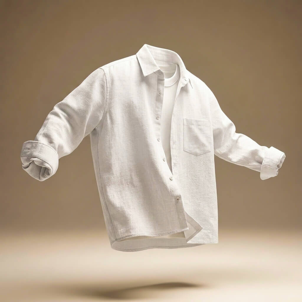 Mike Prestige Cotton Linen Shirt - By Qivii