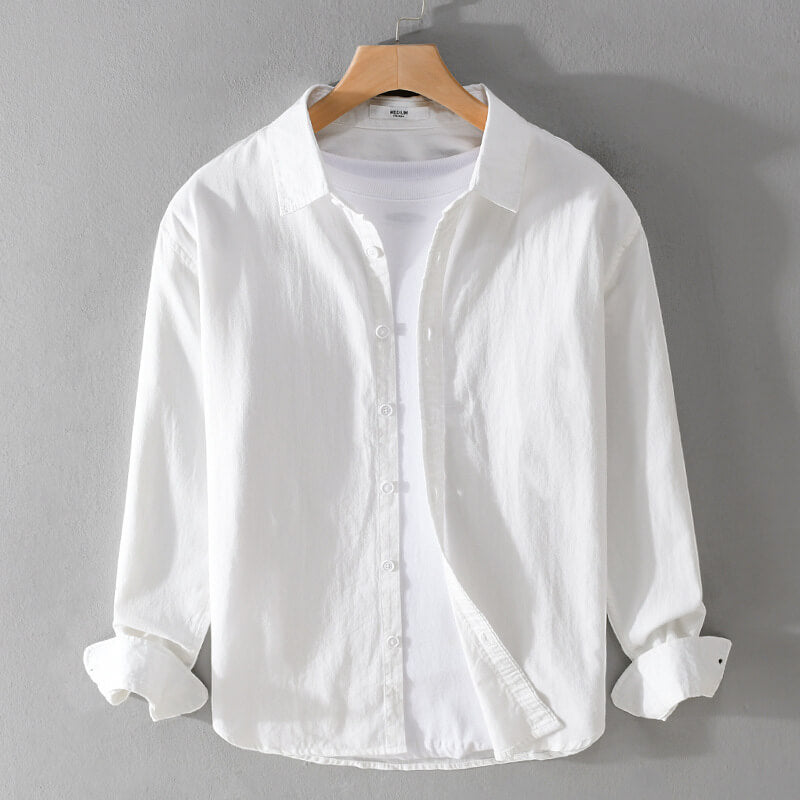 Madeira Katoen Linnen Shirt - By Qivii