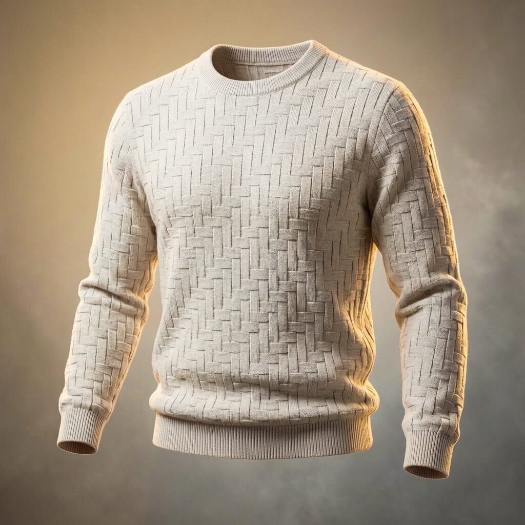 Owen Prestige Basketweave Knit Shirt - By Qivii