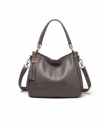 The Elara Leather Tote - By Qivii