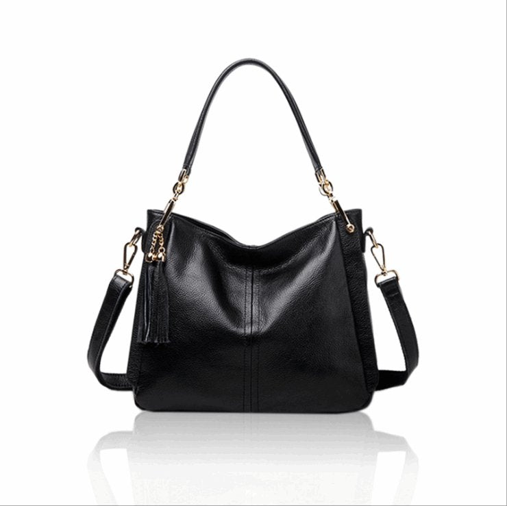The Elara Leather Tote - By Qivii