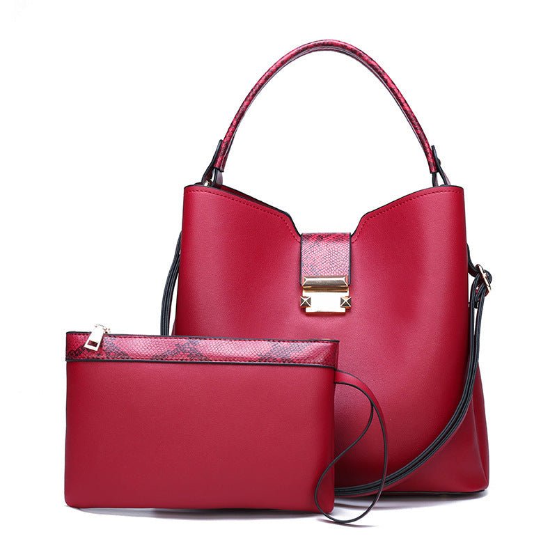 Women's Large-capacity Two-Piece Bag and Clutch - By Qivii