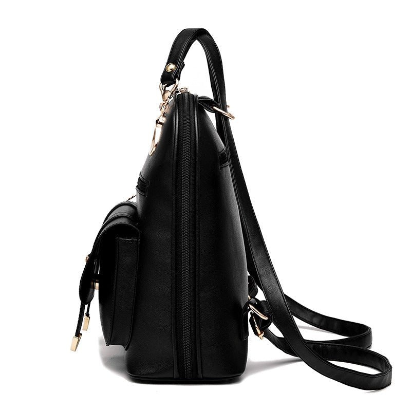Women's Leather Dual-Use Backpack - By Qivii