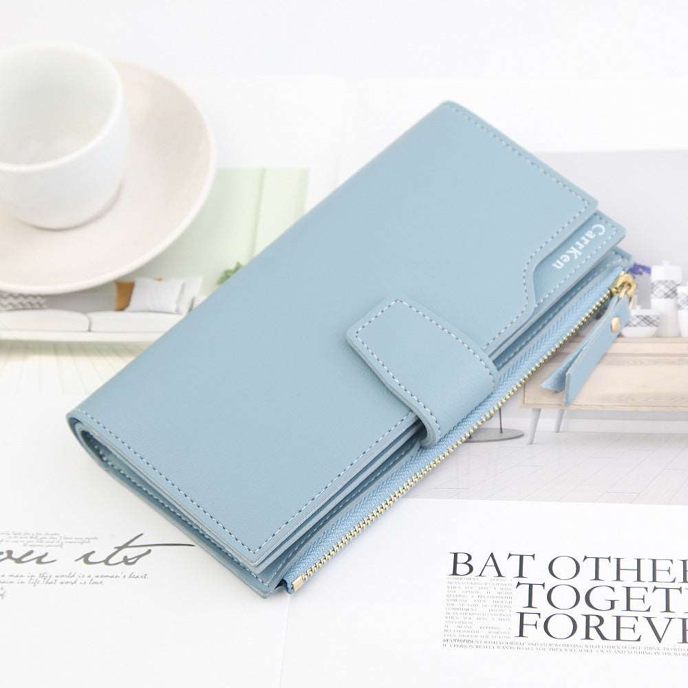 Women's Long Zipper Wallet - By Qivii