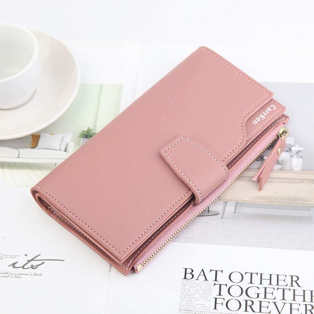 Women's Long Zipper Wallet - By Qivii