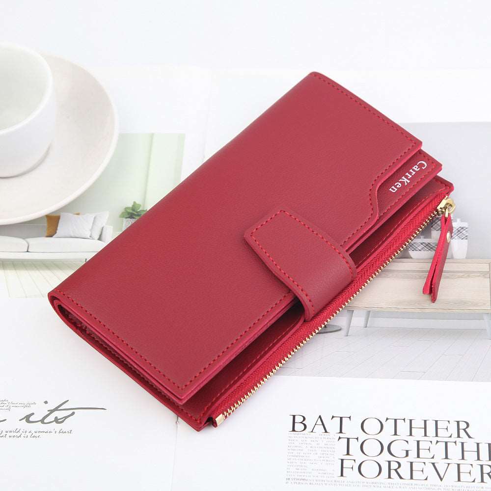 Women's Long Zipper Wallet - By Qivii