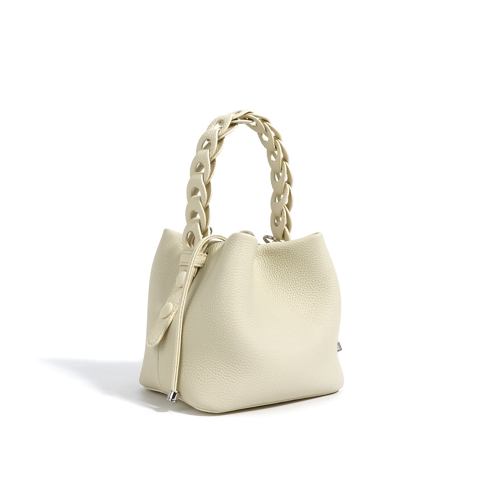 Women's Luxury Genuine Leather Bucket Bag Spring - By Qivii