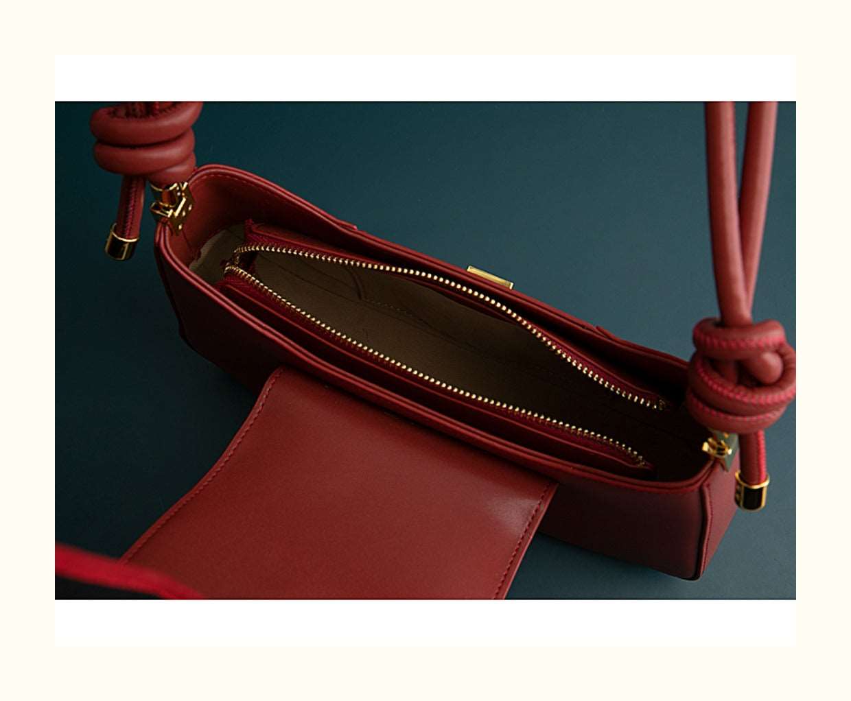 Women's Luxury Genuine Leather Underarm Shoulder Bag - By Qivii