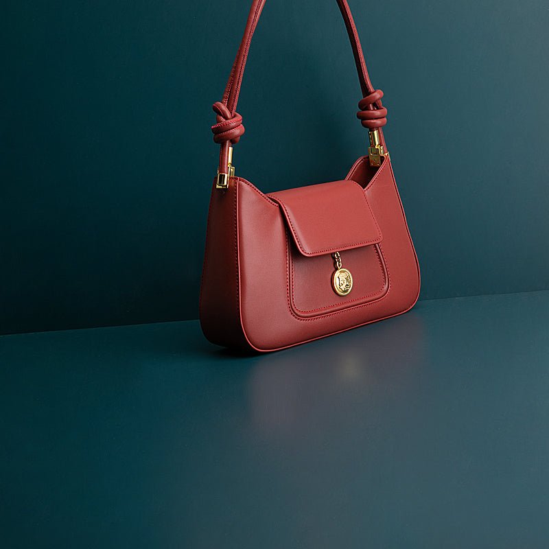 Women's Luxury Genuine Leather Underarm Shoulder Bag - By Qivii