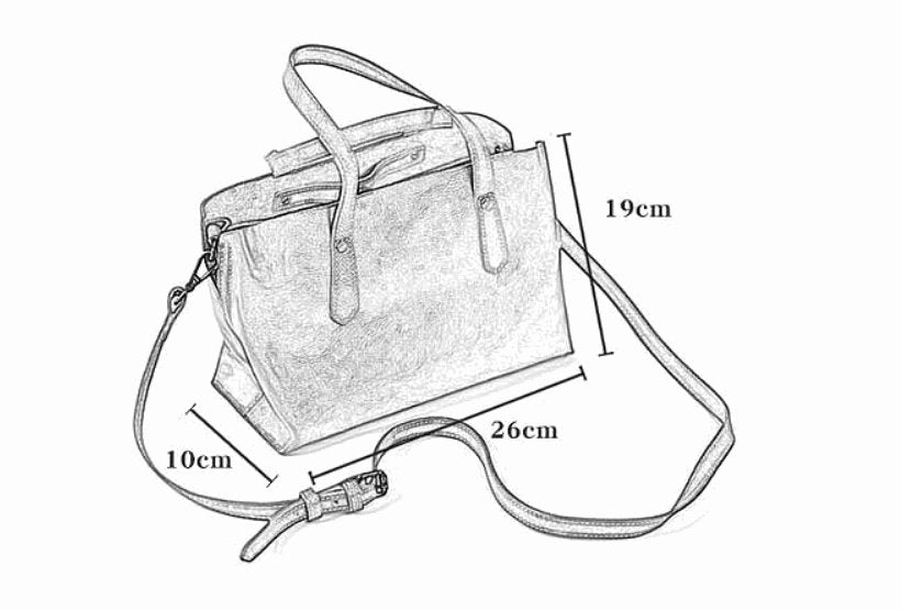 Women's Luxury Leather Shoulder Bag - By Qivii