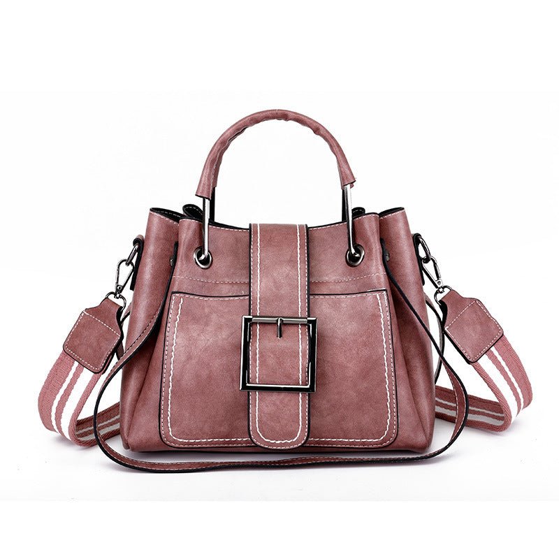 Women's Soft Vintage Bucket Handbag - By Qivii