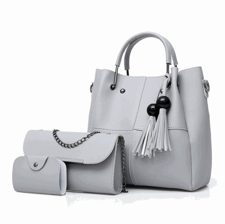 Women's Three Piece Bucket Tote Set - By Qivii