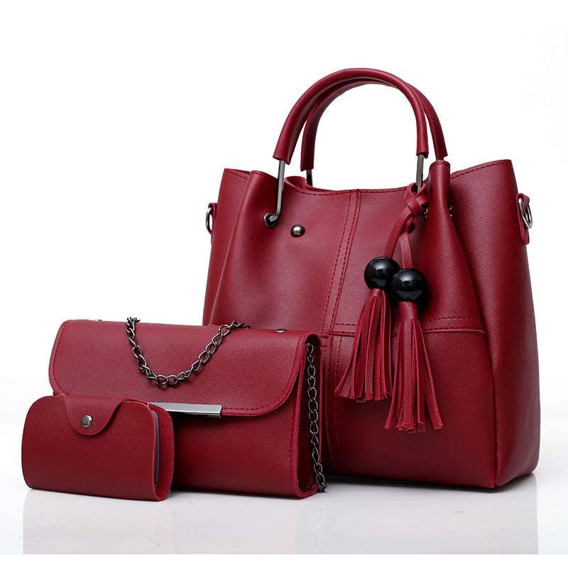 Women's Three Piece Bucket Tote Set - By Qivii