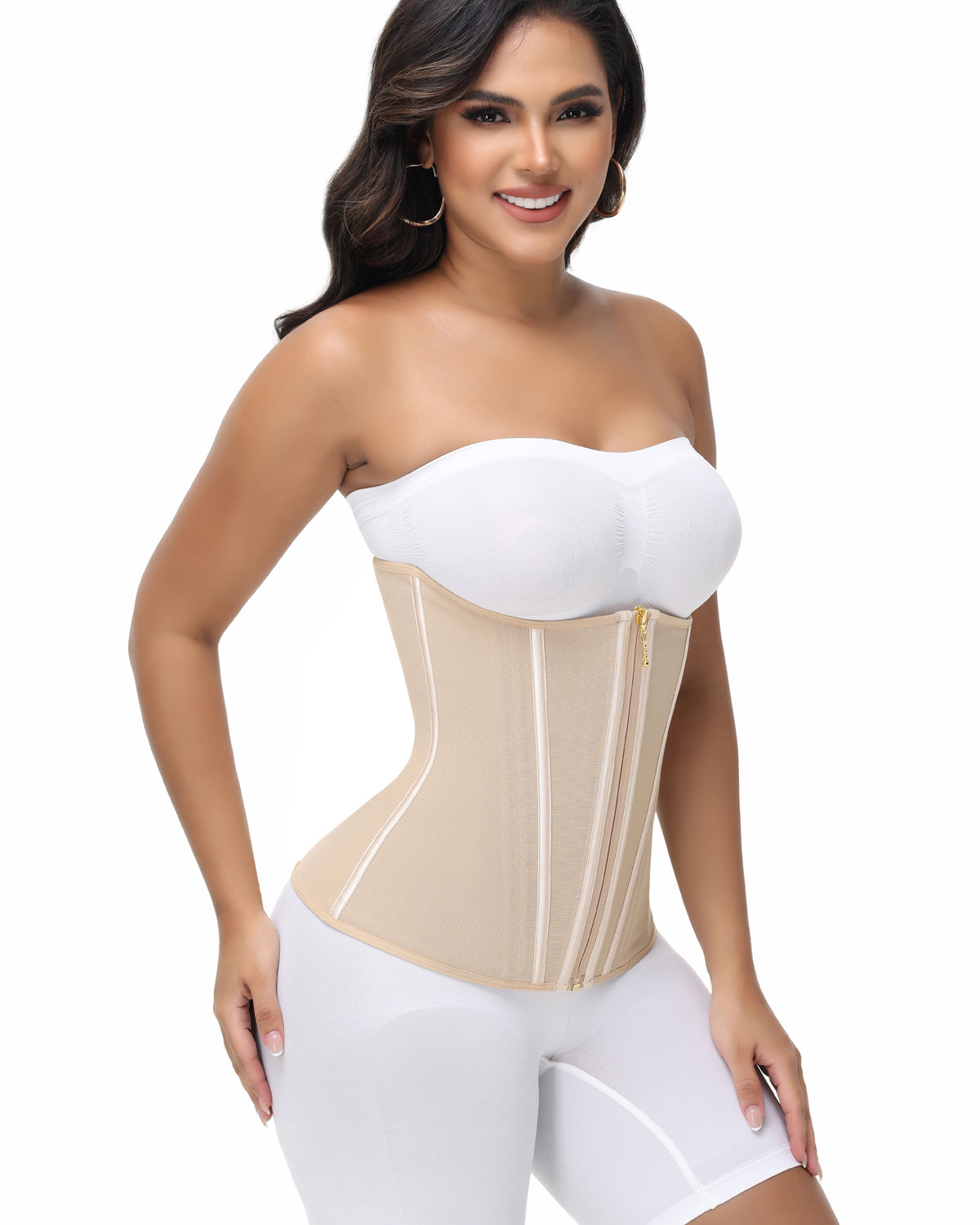 Shapshe® Fajas Colombianas Double Compression Tummy Control Waist Trainer
