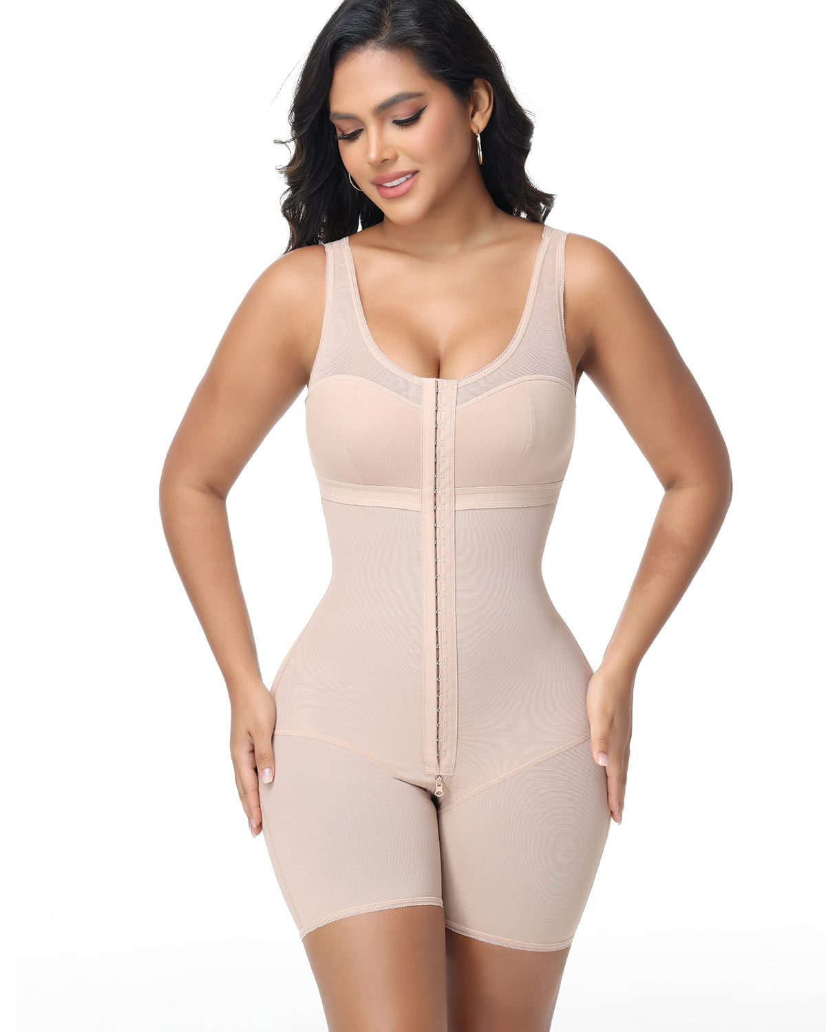Shapshe® Stretch Fajas Colombianas Mid-Thigh Body Shaper (Pre-Sale)