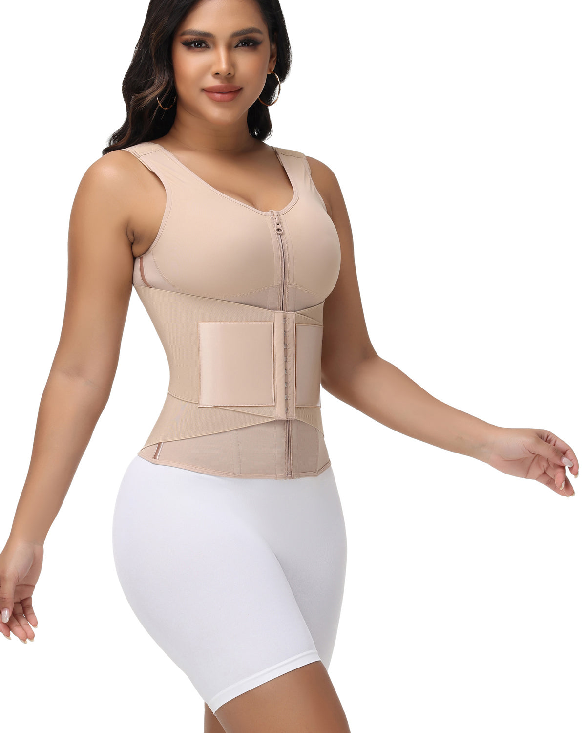 Shapshe® Fajas Colombianas Double Compression Waist Trainer Vest