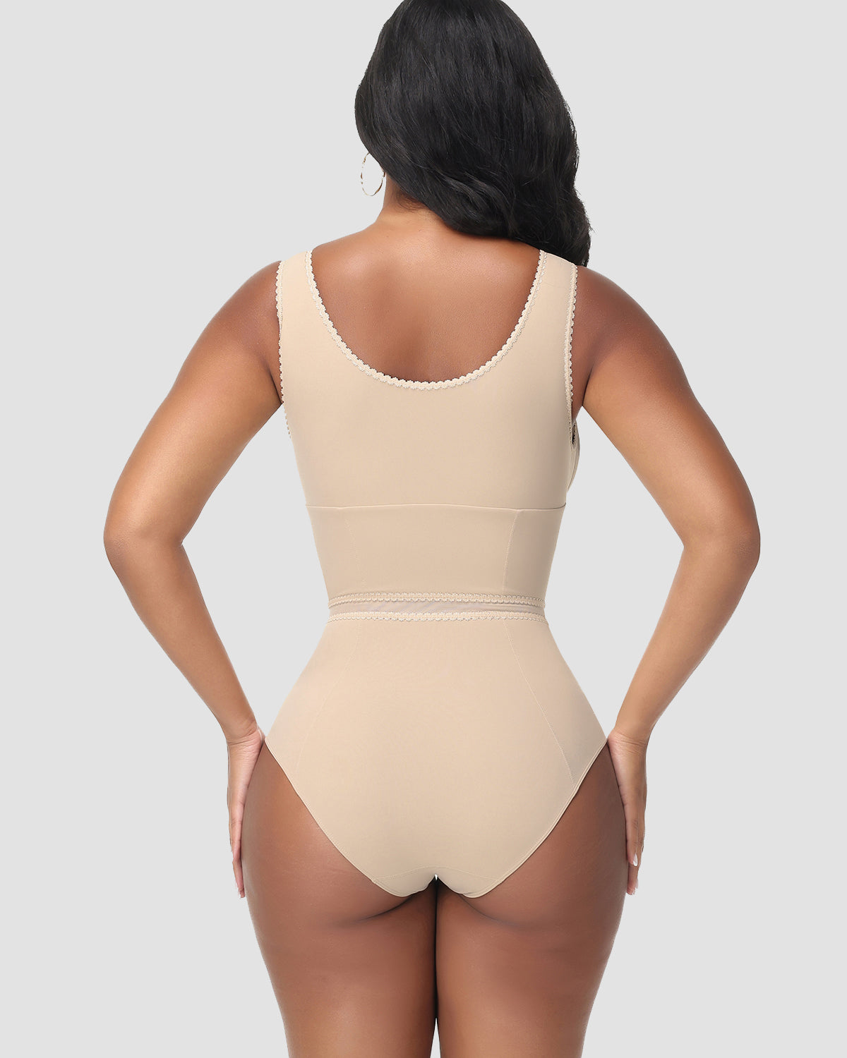Shapshe® Figure-Shaping Lace Bodysuit for a Slim Waist - By Qivii