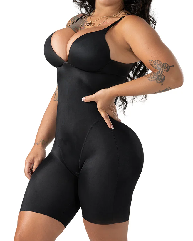 Seamless Soft Control Bodysuit with Cups Waist Snatching Shapewear