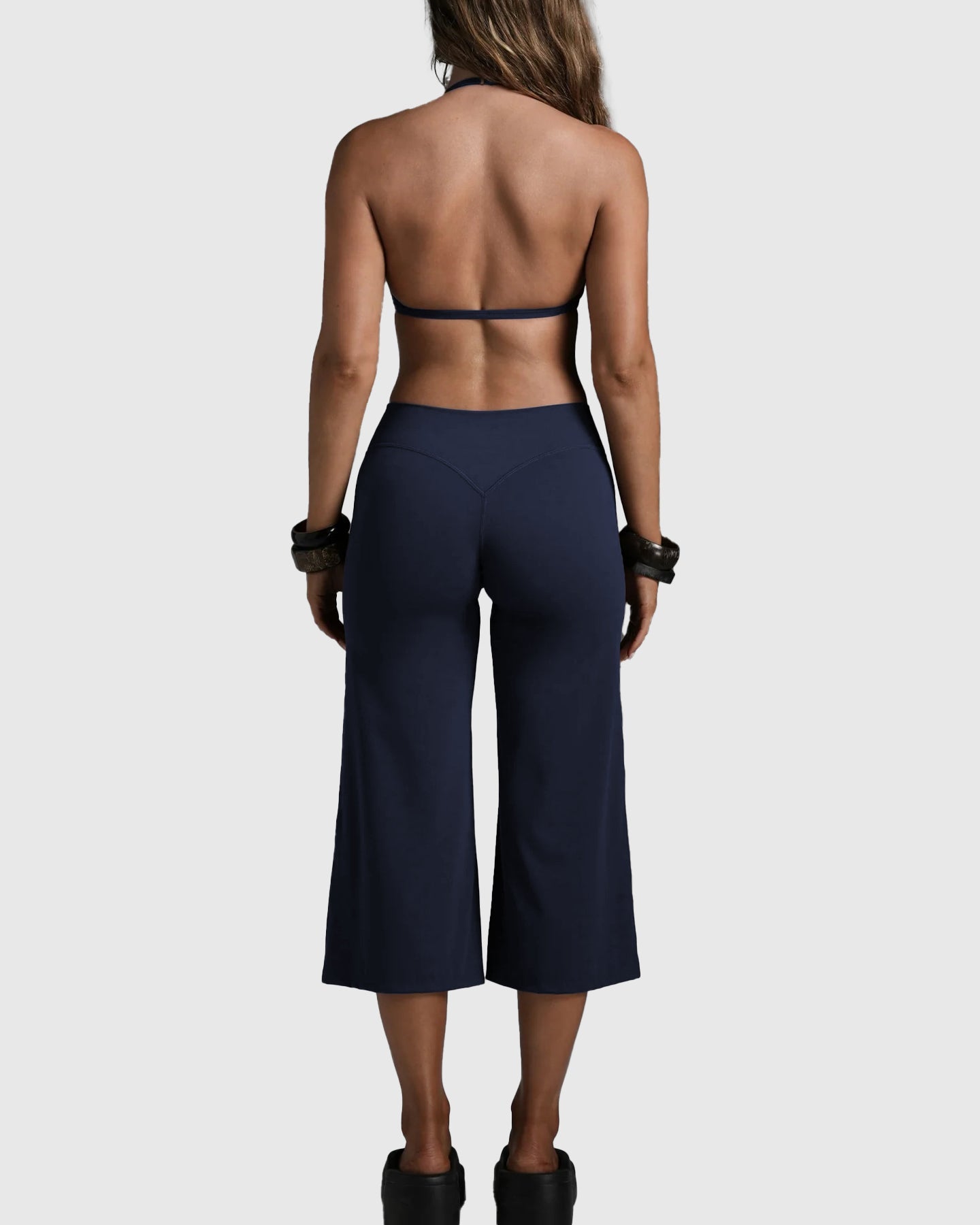 Cpari Wide-Leg Pants Yoga Sportswear Set - By Qivii