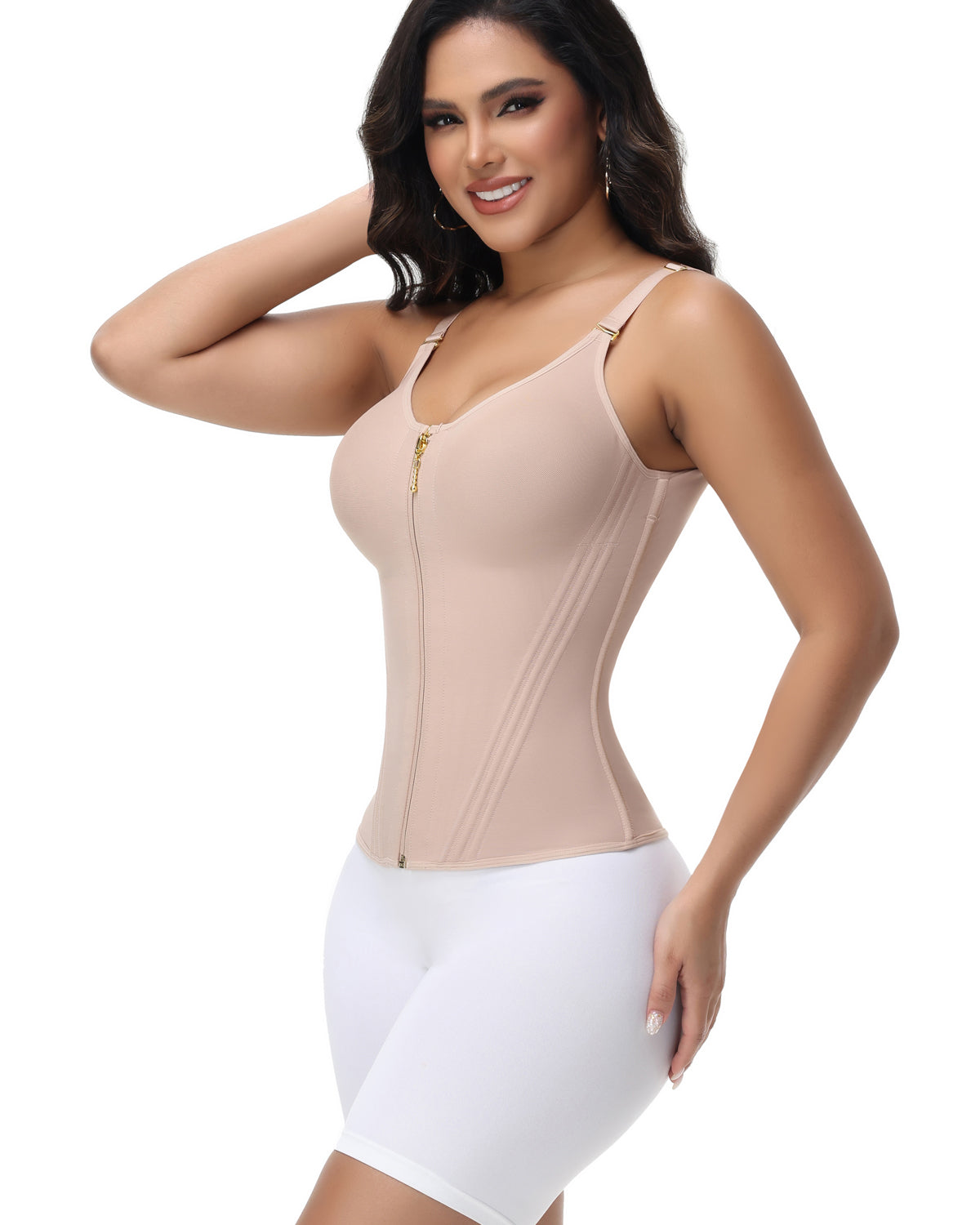 Shapshe® Fajas Colombianas Oblique Steel Bone Corset Hourglass Waist Trainer