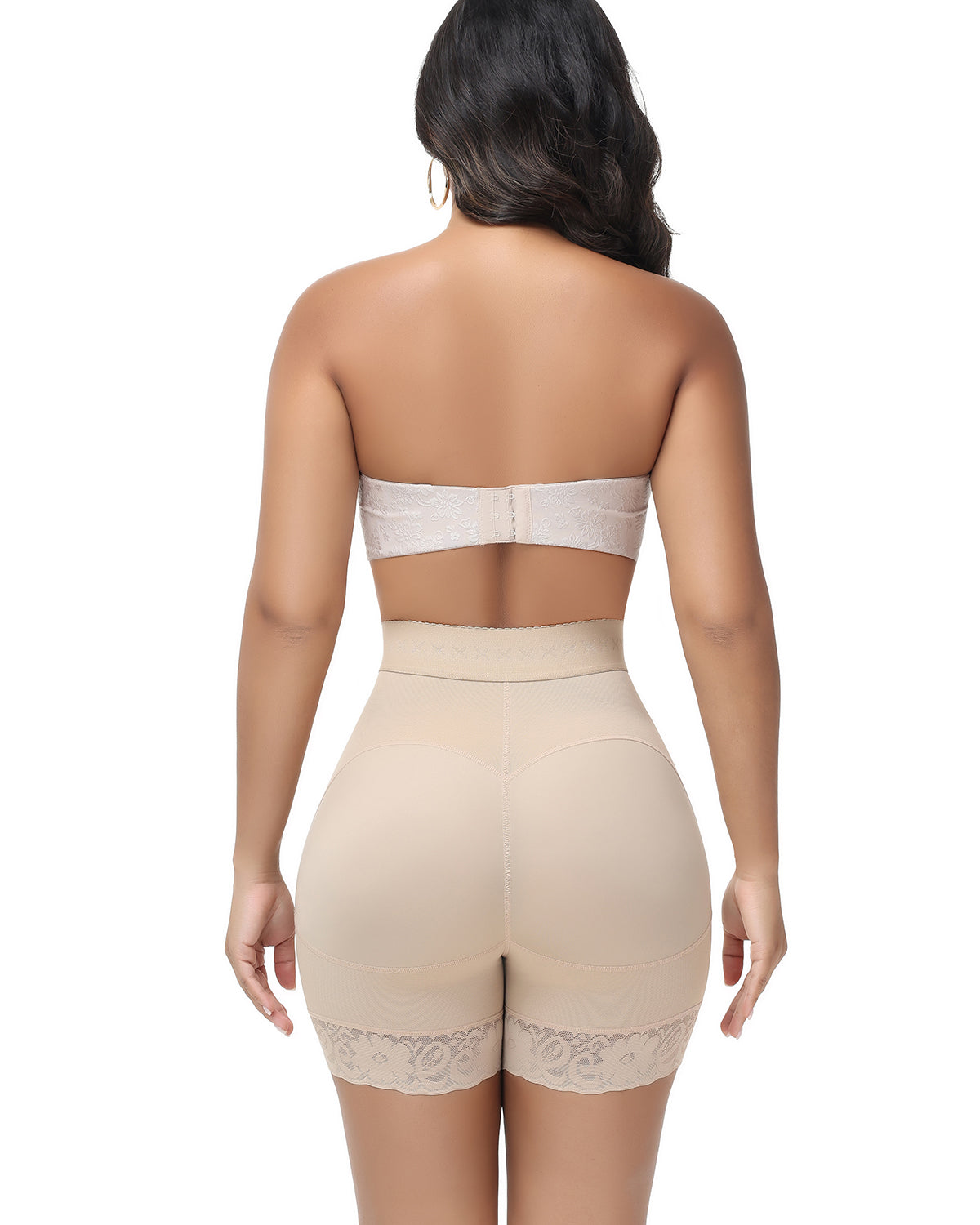 Shapshe® Lace Trim High Waist Butt Lift Shaping Shorts (Pre-Sale)