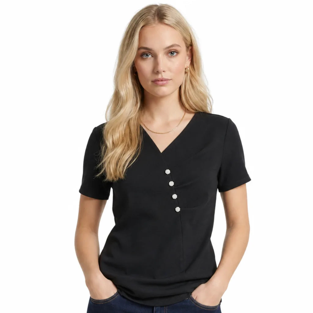 Zahraa V-Neck Tee