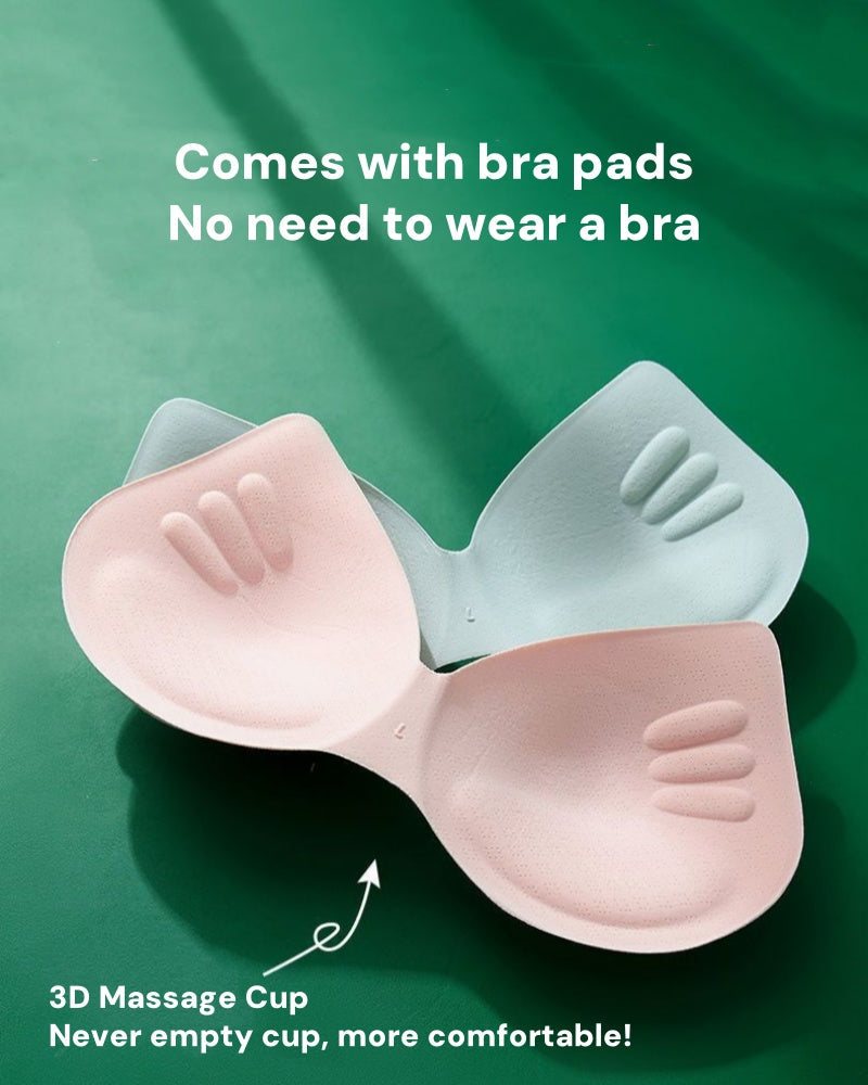 Seamless Front Buckle Push up Wireless Bra Correcting Hunchback