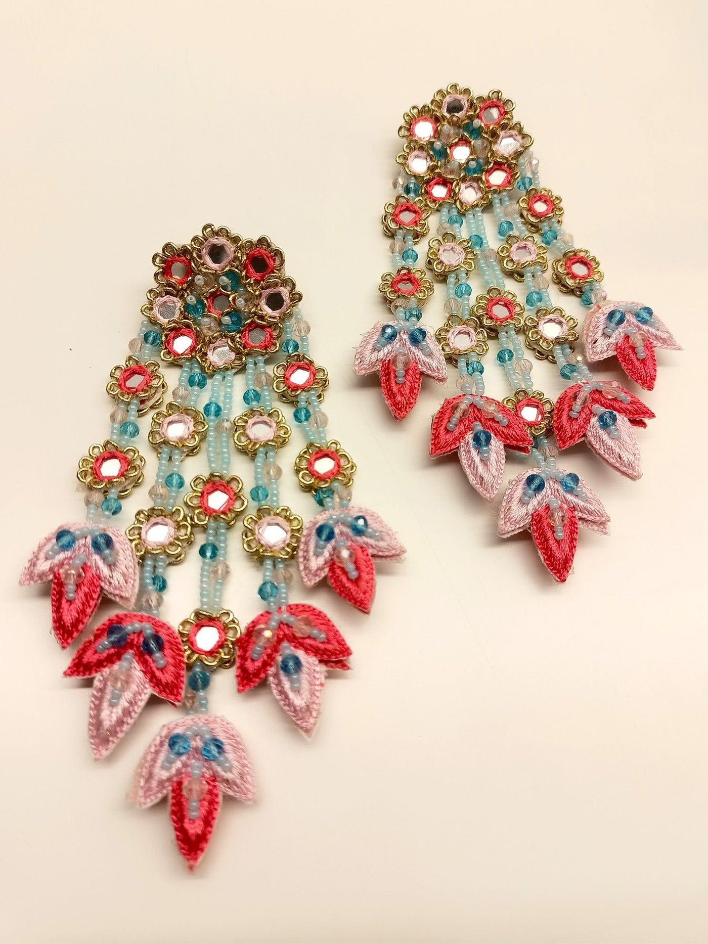 Javi Multi Colour Handmade Earrings - Uboric