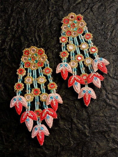Javi Multi Colour Handmade Earrings - Uboric