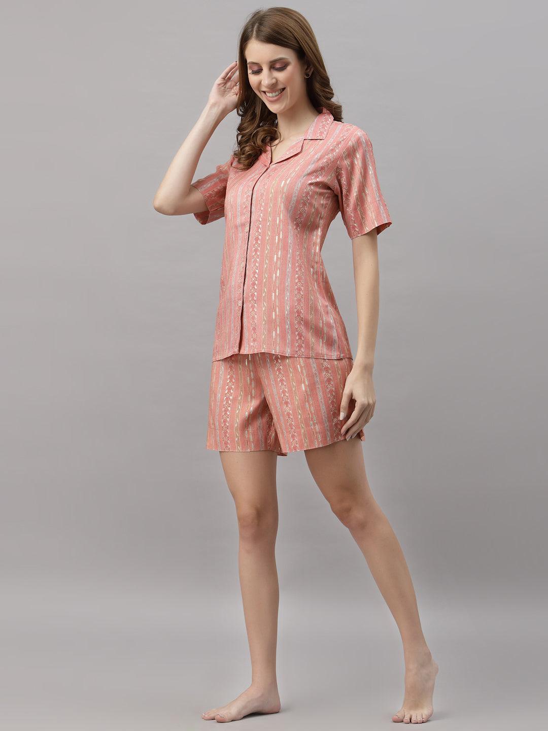 Kiara Pink Shorts Set - Uboric