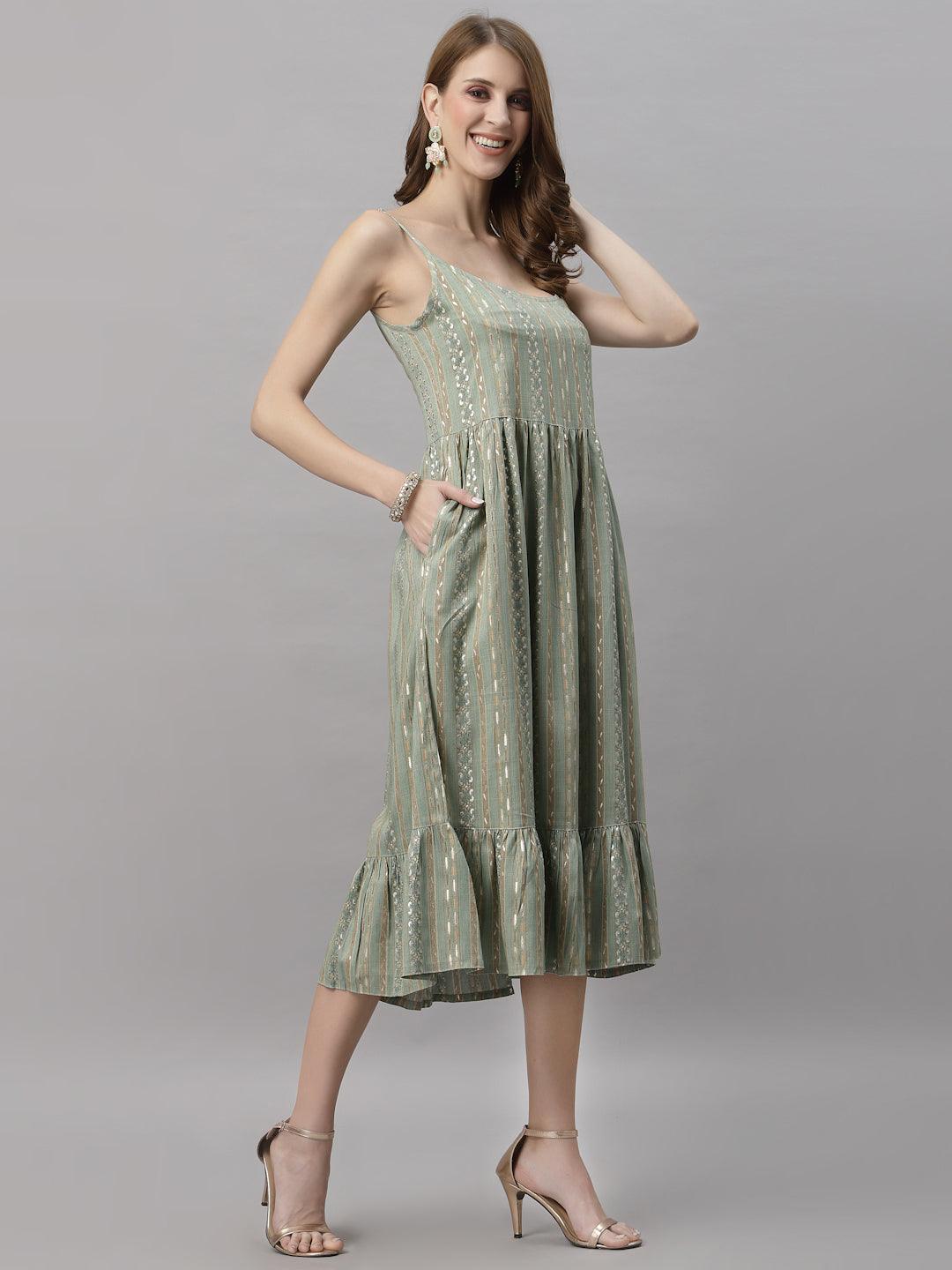 Lily Green Dress - Uboric