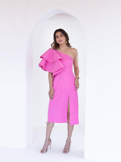 Pink Flame Dress - Uboric