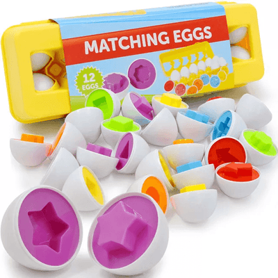 Shape Matching Eggs Toy - Uboric