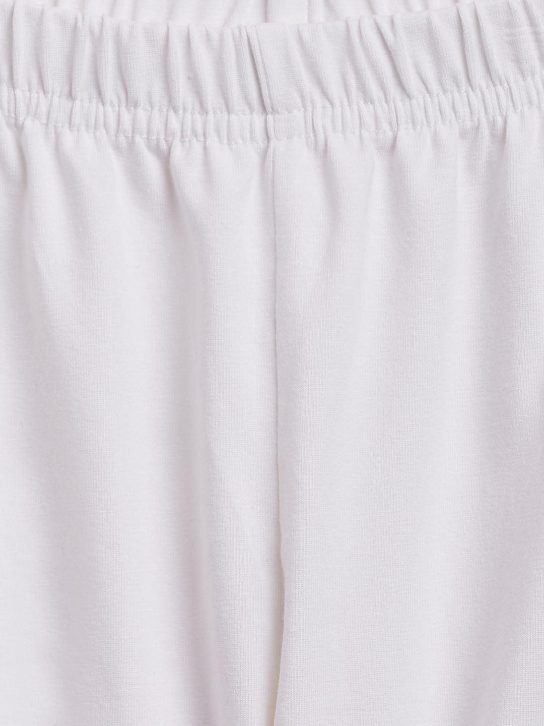 VASTRAMAY SISHU Girl's White Chikankari Kurta Pyjama Set - Uboric