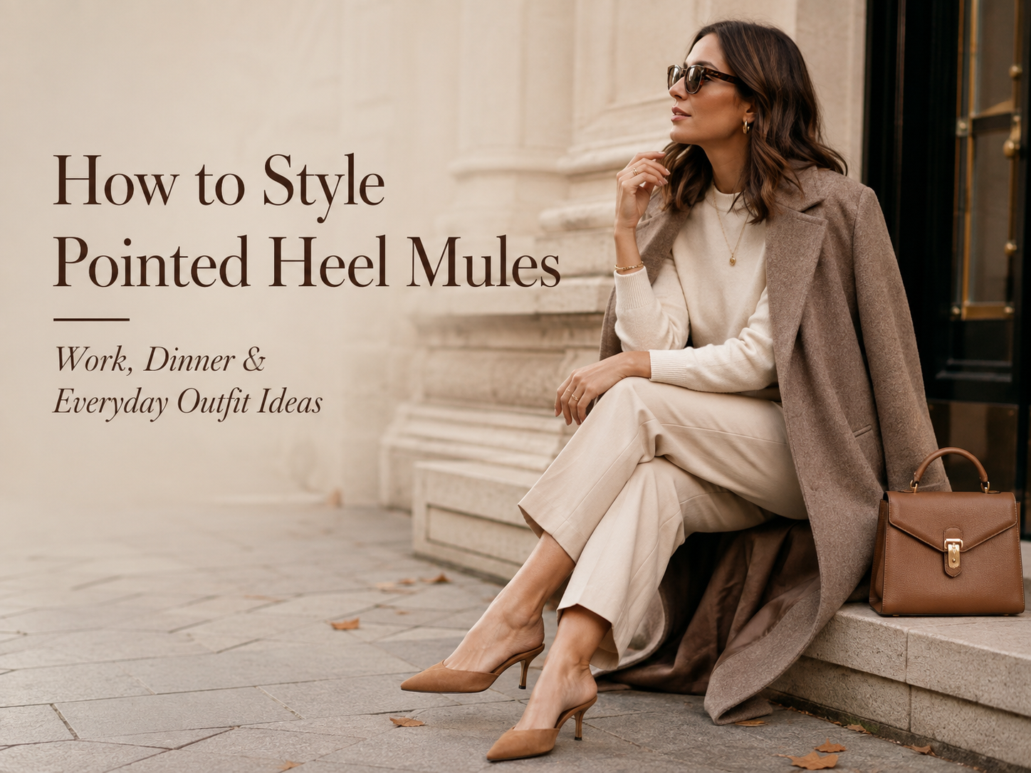 How to style pointed heel mules for work, dinner and everyday outfits