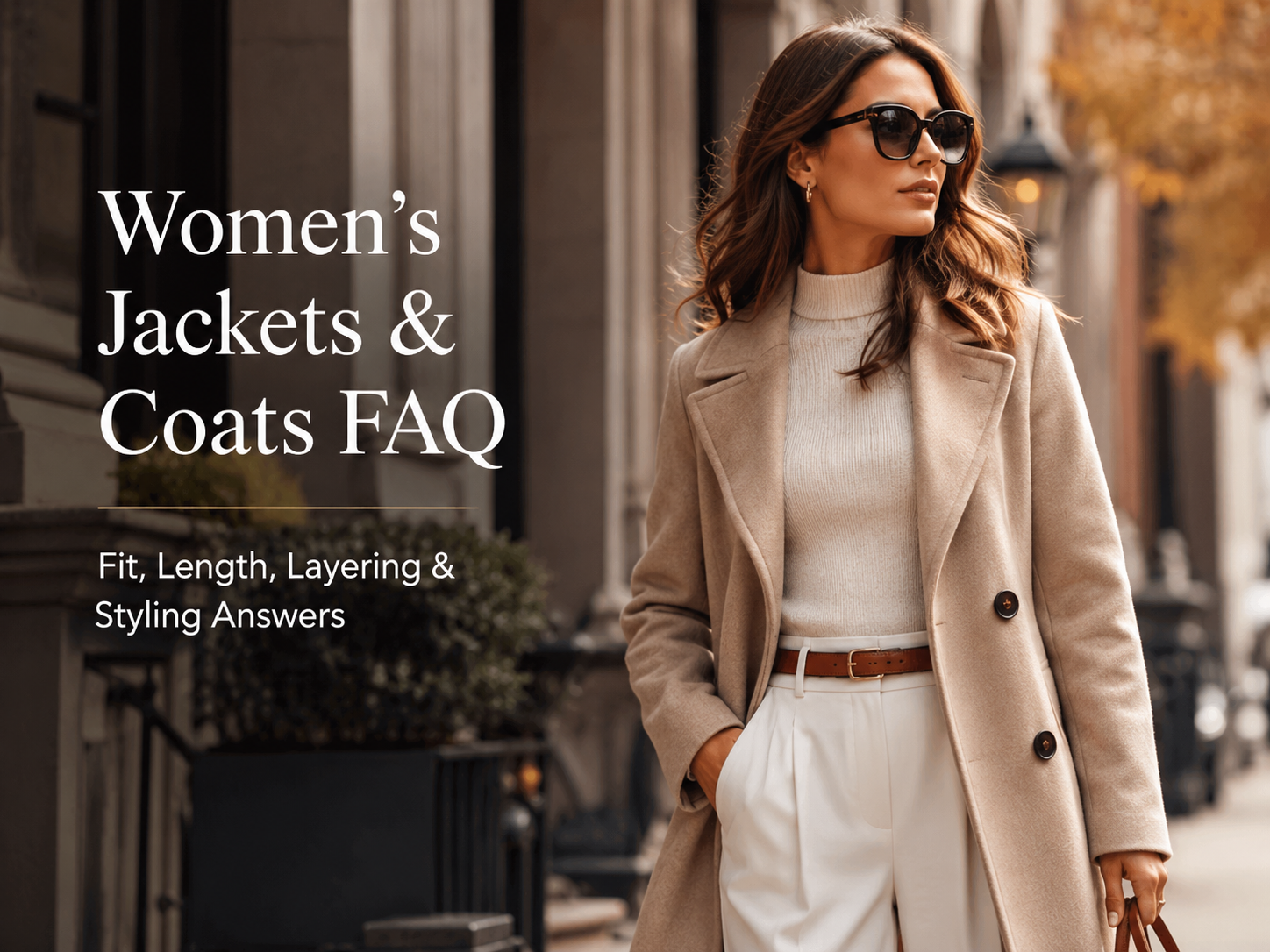 Women's jackets and coats FAQ guide for fit, length, layering and styling