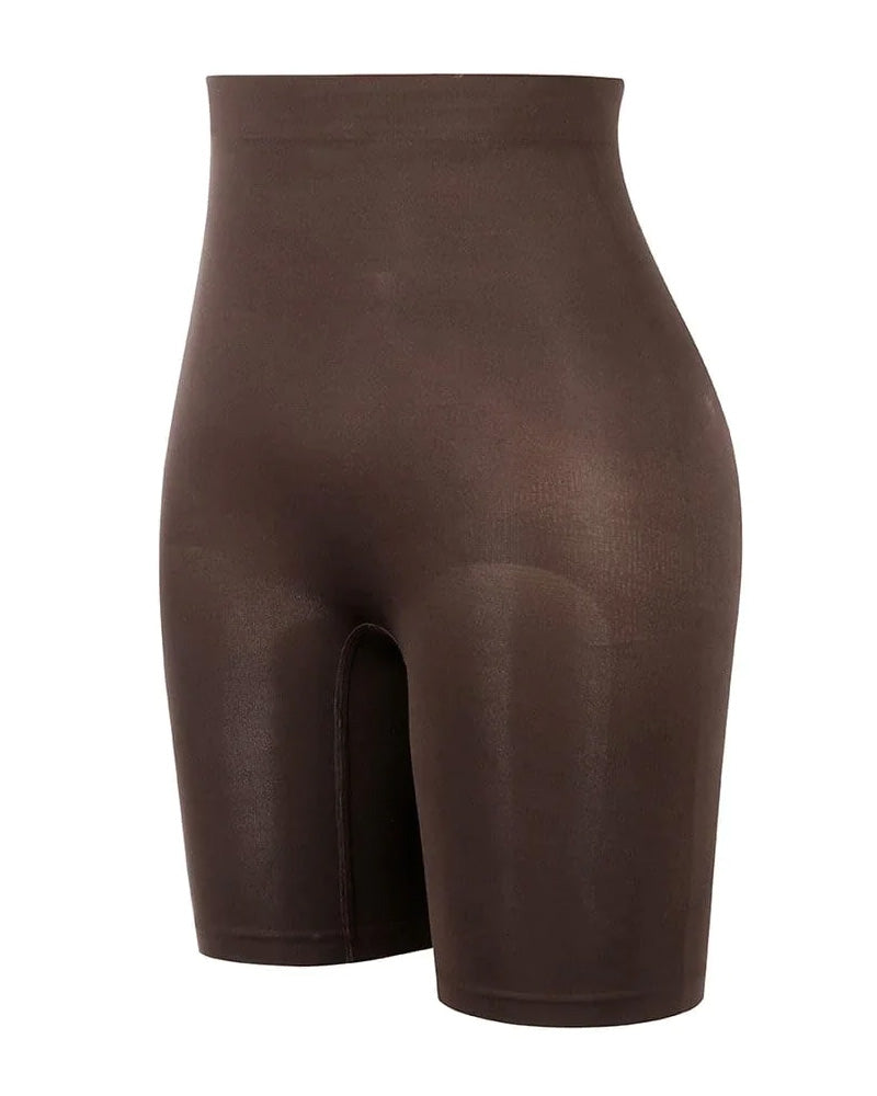 Seamless Core Control High Rise Stretch Thigh Sculpting Shapewear Shorts  - By Qivii