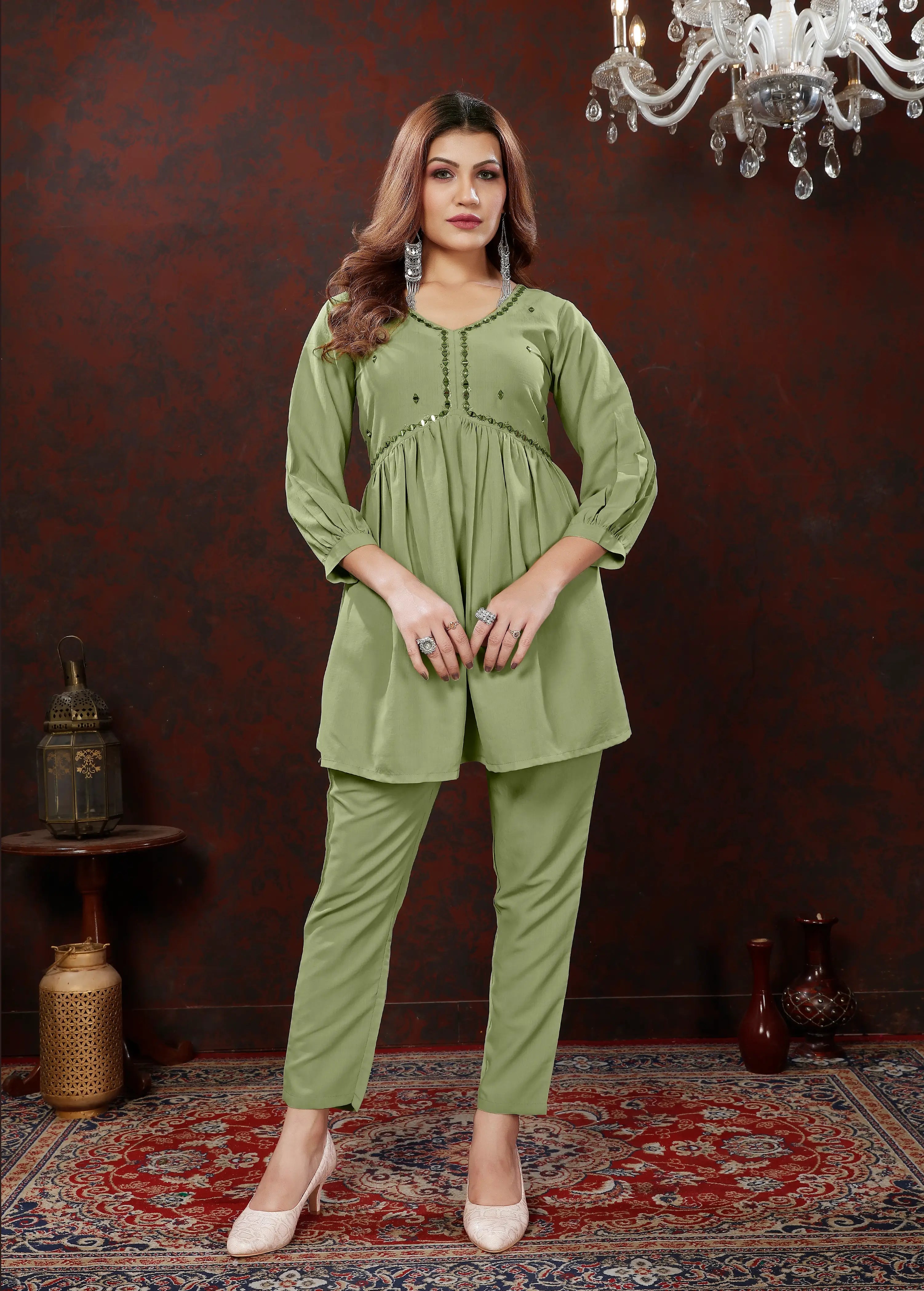 Mint Green Co-ord Set - qivii