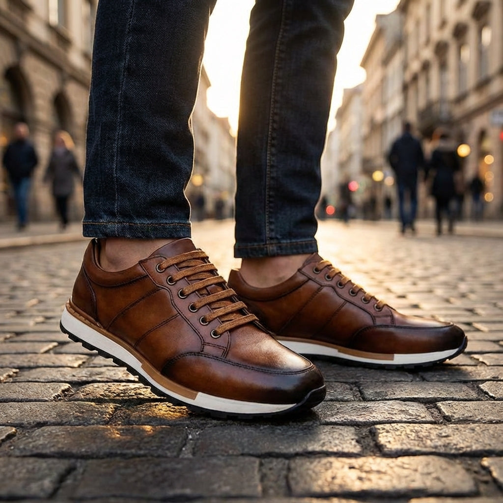 Arezzo Cowhide Sneakers